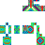 skin for Weirdly cool blue green red suit