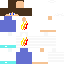 skin for White fire hoodie kid