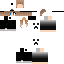skin for white to black creeper hoodie girl