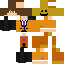 skin for winking pacman in halloween suit