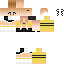 skin for Yellow and black cheerleader