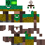 skin for Zombie Derpy Villager holding Zombie Villager Plushie