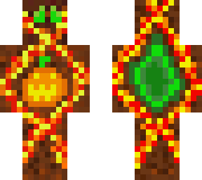 A stick skin with a fall theme