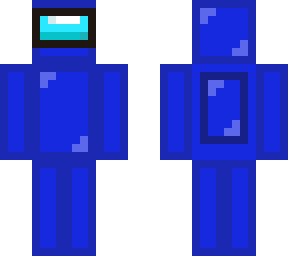 Among Us Blue skin with egg on head