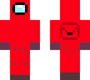 Among Us rojo My style