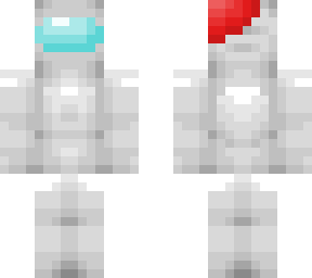 AmongUs White  RedBeanie