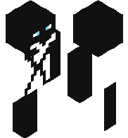 BLACK WHITE EYE BLUE