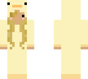 blond duck onesie