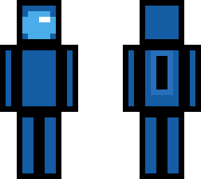 Blue Among Us character