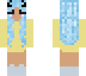 Blue and yellow devil cute 