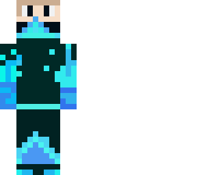 blue fire guy