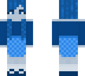 blur girl with braids