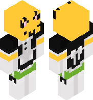 Carl but in a maid dress