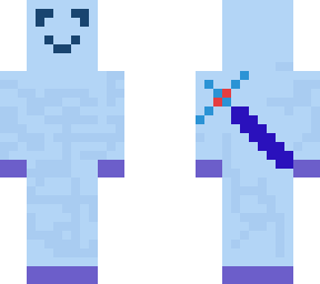 cloud warrior with broken armer