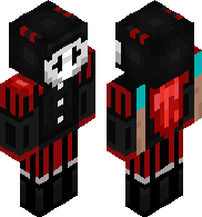 Clown Dark Black Red Mask