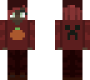 Cute Crimson Pumpkin Girl