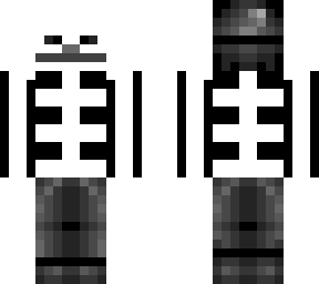 dark steve skeleton