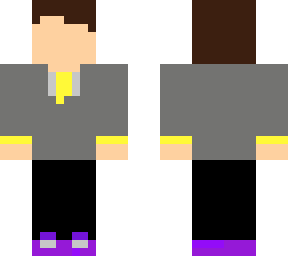 Fnaf Rig  william afton  Michael Afton  Grey jacket  yellow tie  purple sho