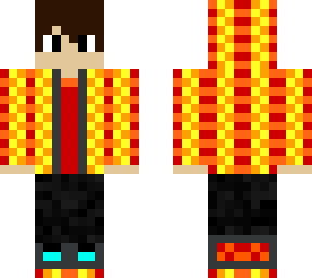 Gamer in lava jacket