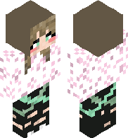 girl with flower hoodie