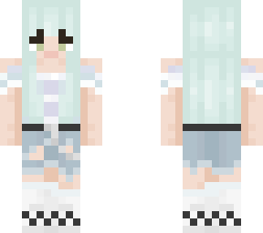 Girl With Tealish Hair