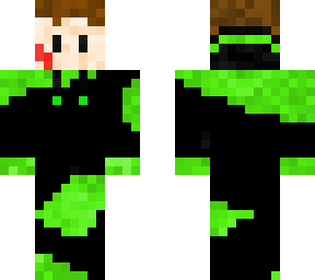 green and black hoodie