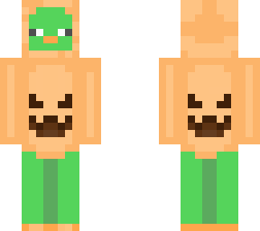 Green Duck in a Halloween mood