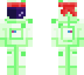 Green SpacesuitAstronaut