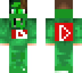 green youtube skin