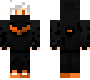 Halloween Frost Boy but pumpkin eyes