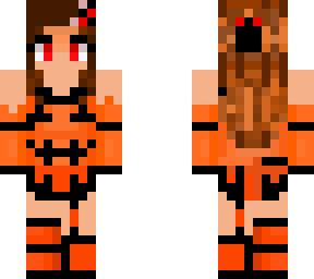 Halloween pumkin girl