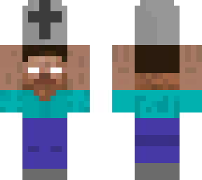 Herobrine Holding Gravestone