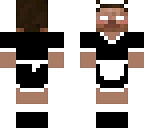 maid herobrine  Minecraft Skin