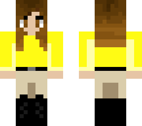 Horse Rider  Equestrian Yellow