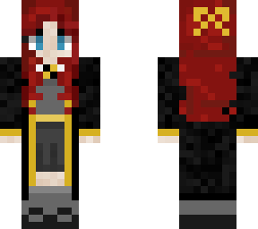 Hufflpuff girl with red hair