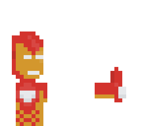 iron man pixel art