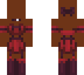 Maid dress with skin