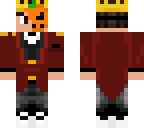 me in king tux with pumpkin mask