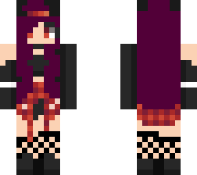 meuf au cheveux violet