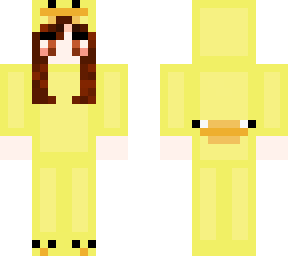 minecraft duckie onsie