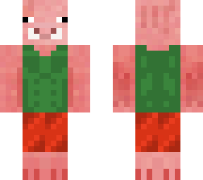 muscular average pig