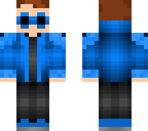 my friend in blue hoodie