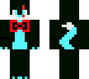 My fursona with a scar over his eye