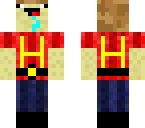 My minecraft skin with a noob face