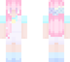 My skin in Rainbow Quarty 20s outfit