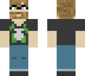 My step dads minecraft skin