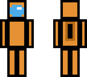 Orange Among Us character