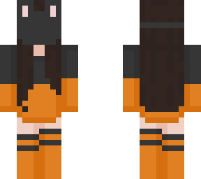 Orange and black bunny