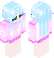pink and blue girl