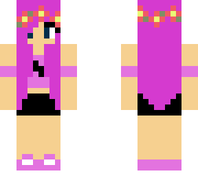 Pink Flower crown girl